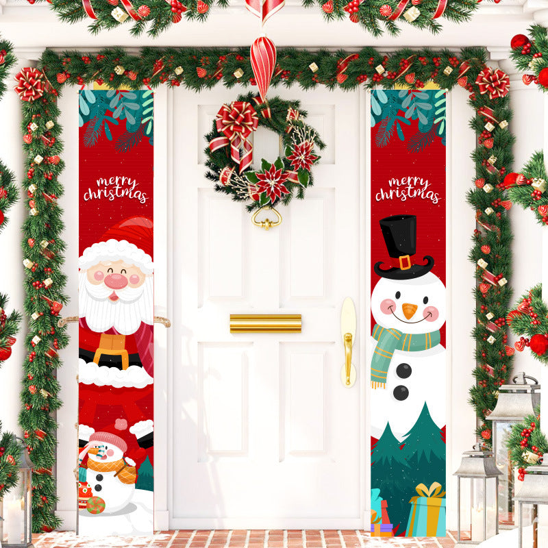 Christmas Door Banners - Party Decoration Flags