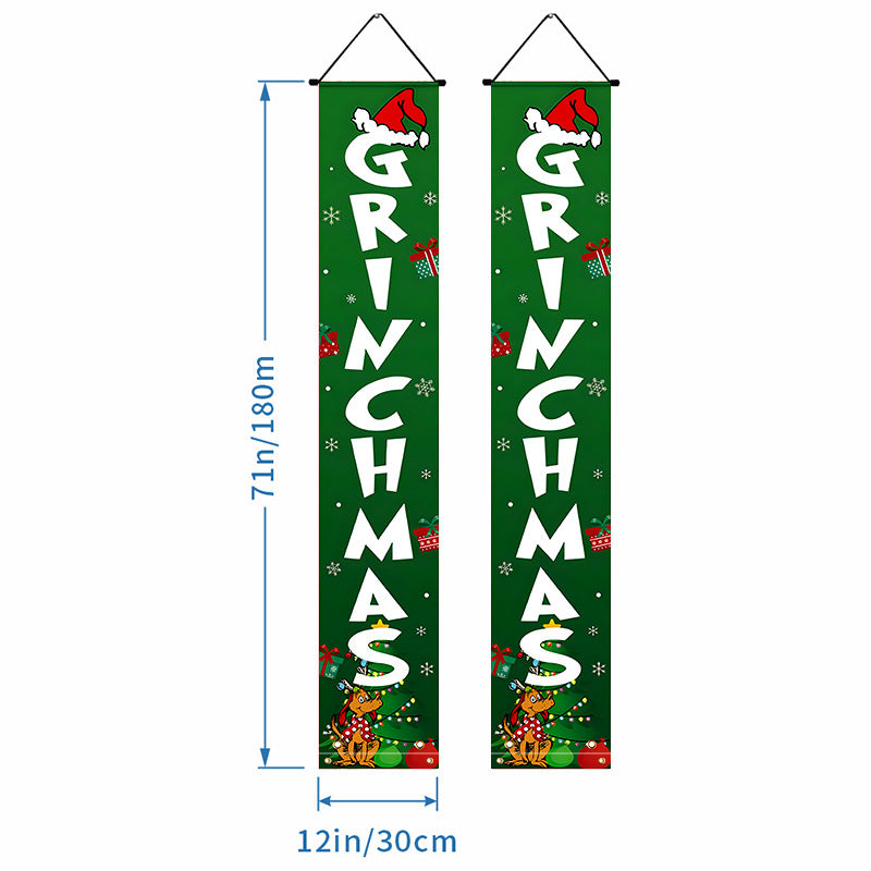 Christmas Door Banners - Party Decoration Flags