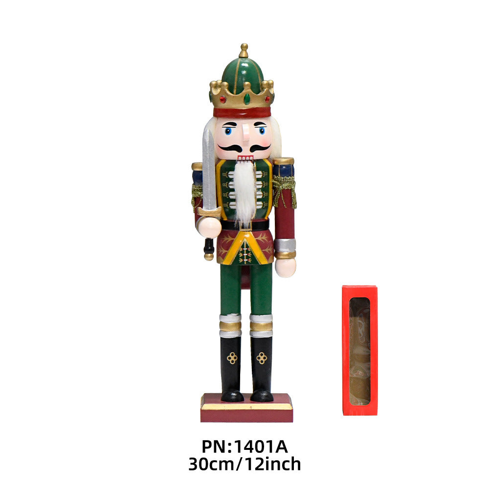 Christmas Nutcracker Ornaments - Wooden Soldier Crafts for Home E