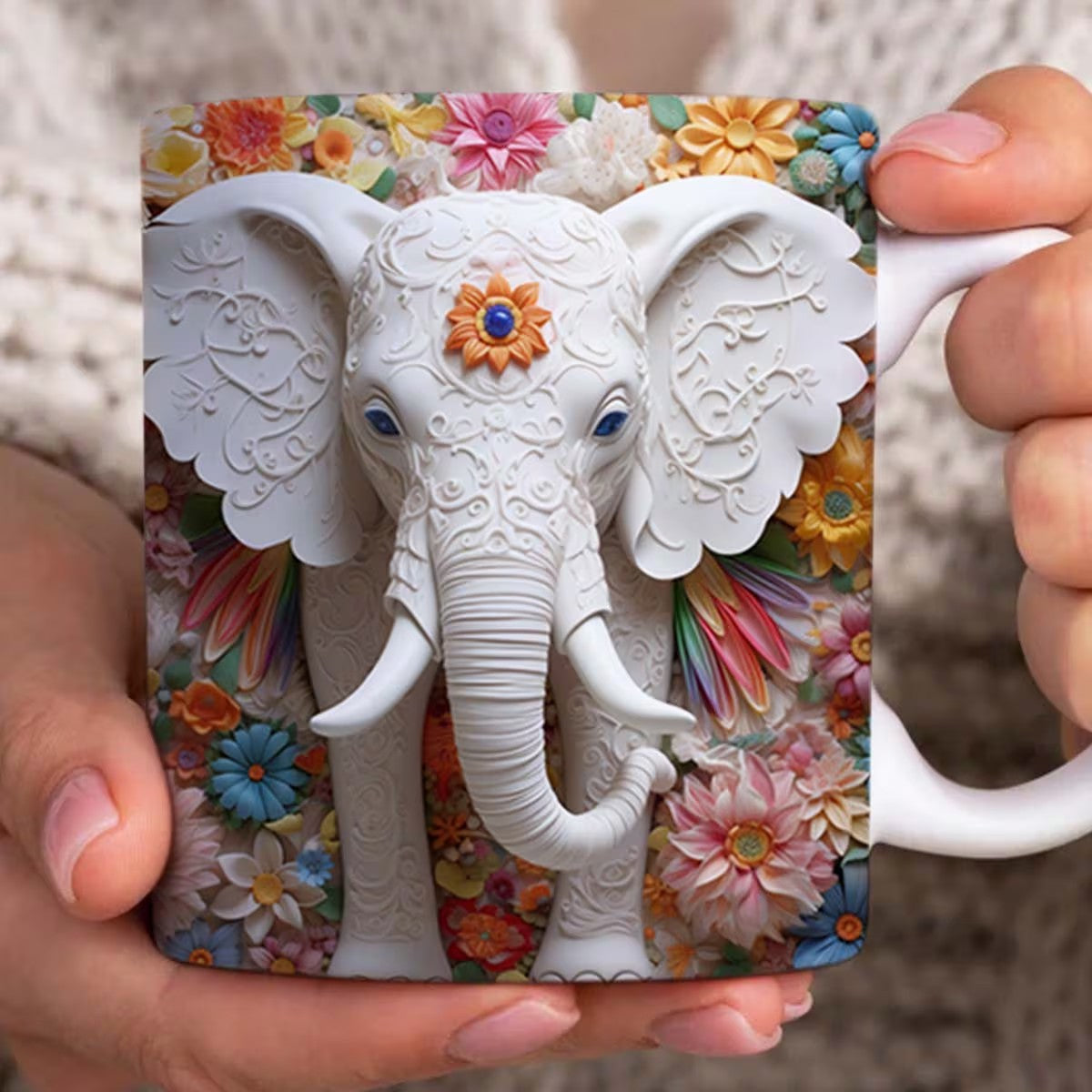 Creative 3D Elephant Mug