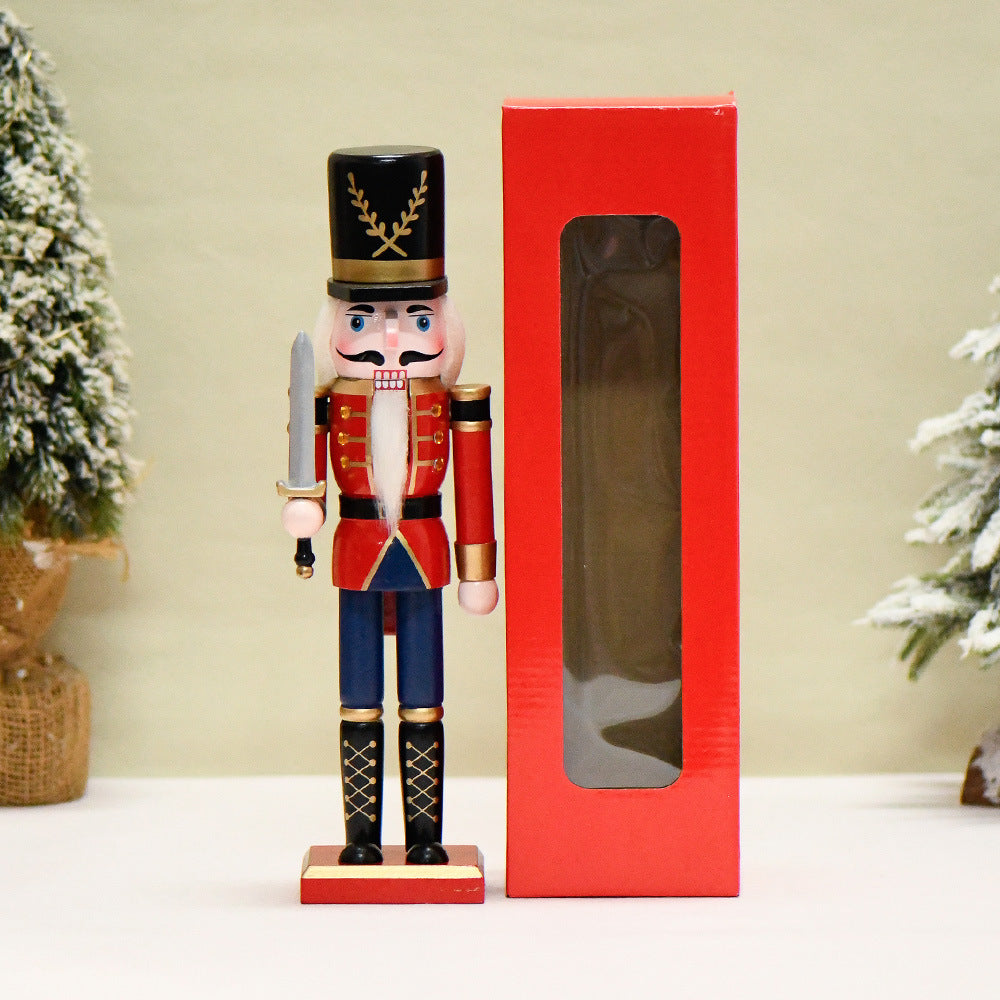 Christmas Nutcracker Ornaments - Wooden Soldier Crafts for Home A