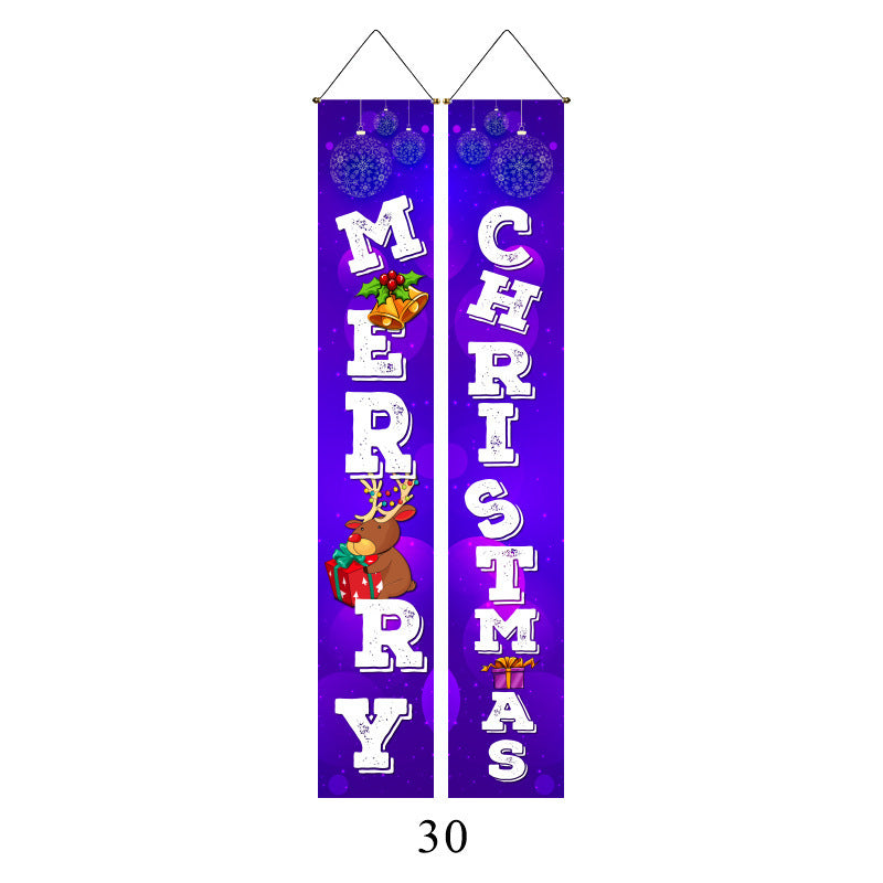 Christmas Door Banners - Party Decoration Flags