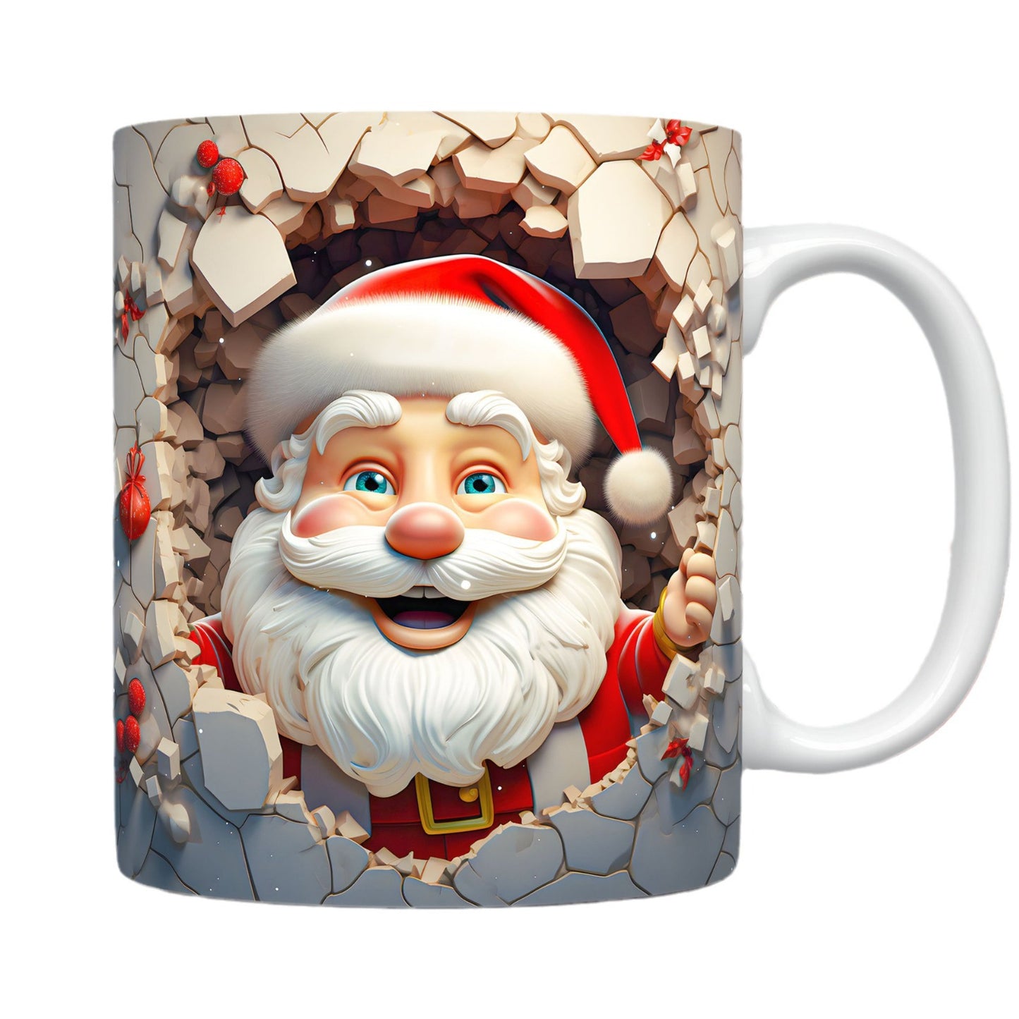 Christmas 3D Santa Mug