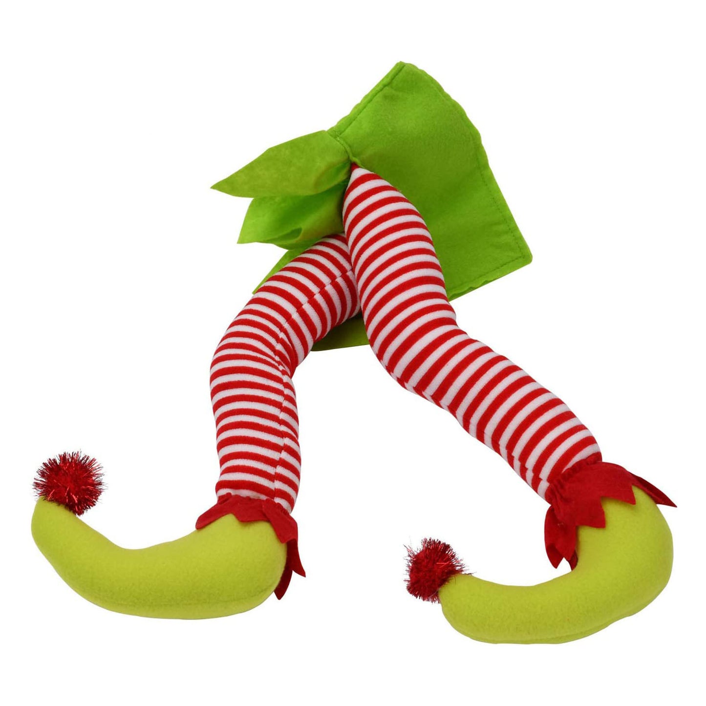 Green Elf Legs Doll - Fun Christmas Ornament Pendant - Christmas Tree Decoration