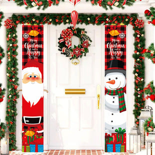 Christmas Door Banners - Party Decoration Flags