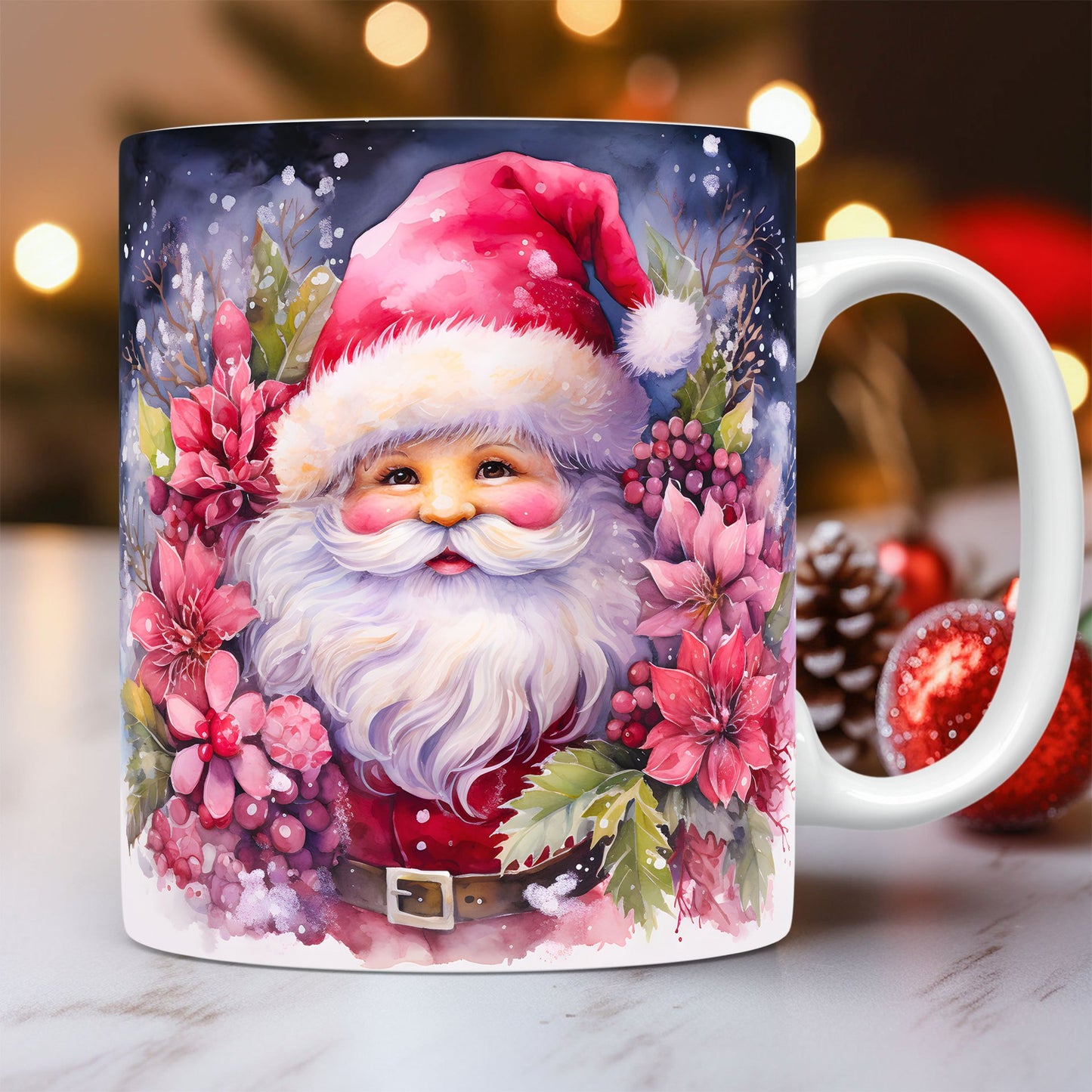 Christmas 3D Santa Mug