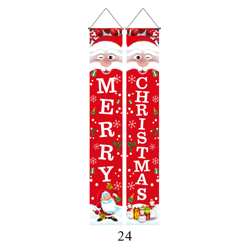 Christmas Door Banners - Party Decoration Flags