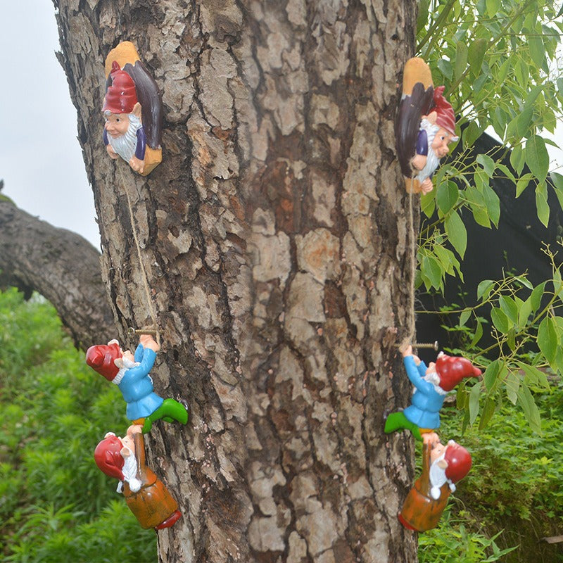 Santa Climbing Rope Ladder - Fun Indoor/Outdoor Christmas Decor