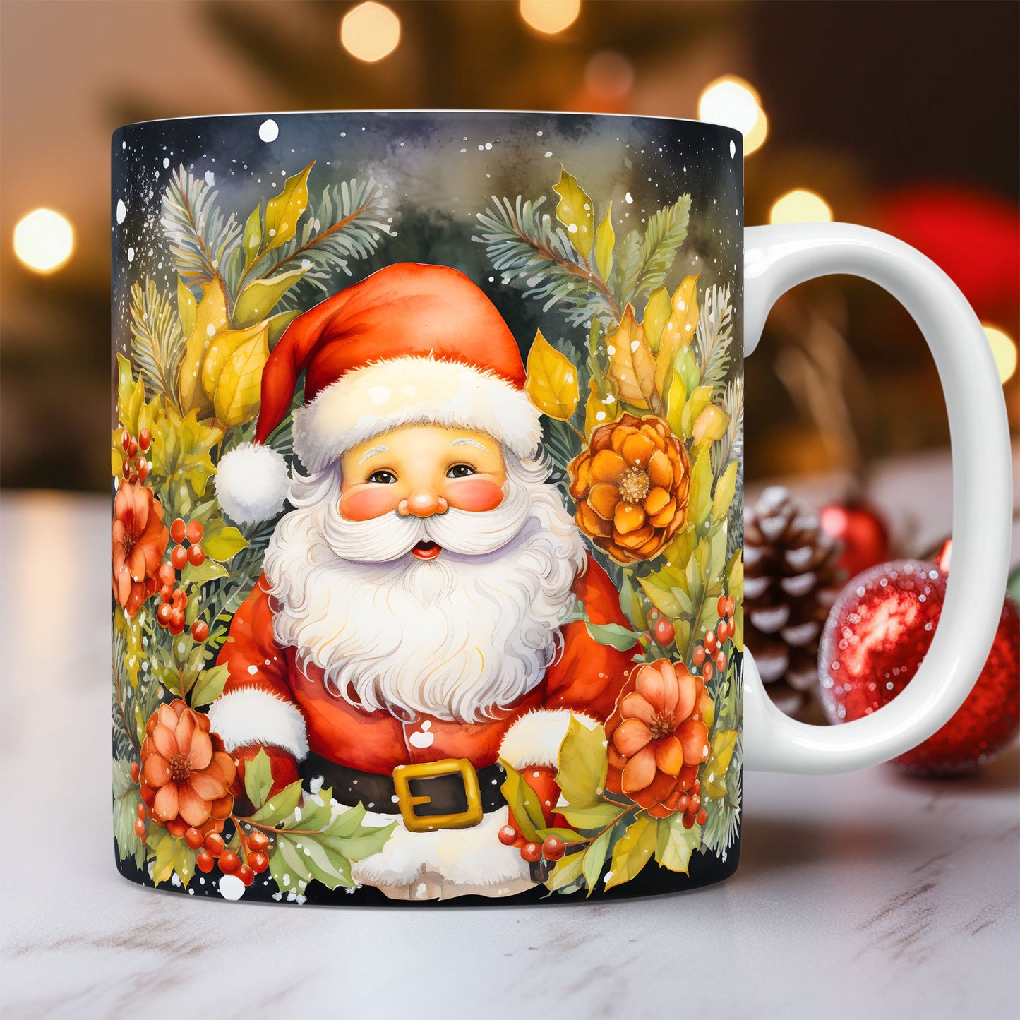 Christmas 3D Santa Mug