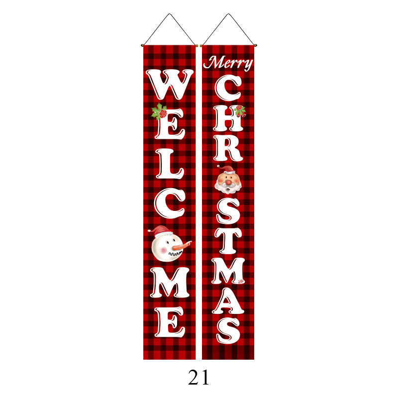 Christmas Door Banners - Party Decoration Flags