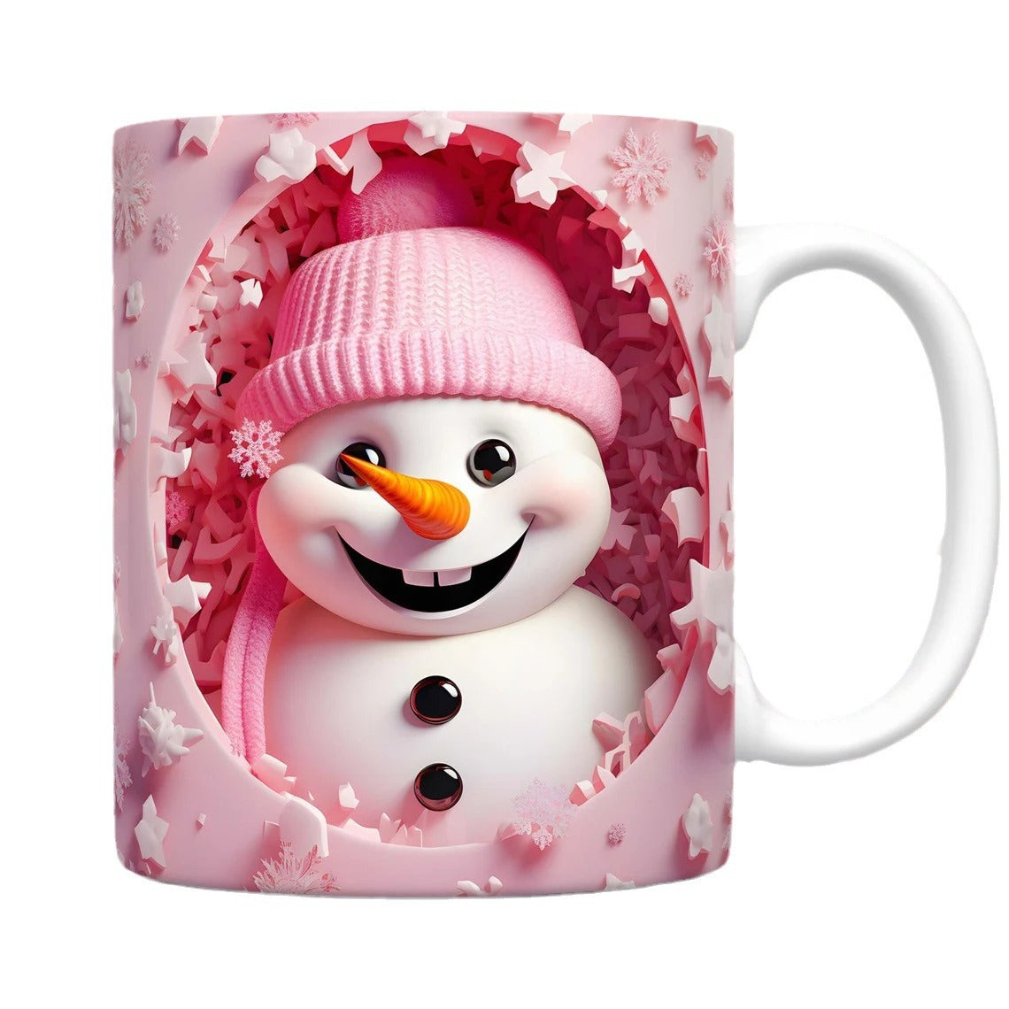 Christmas 3D Snowman Mug