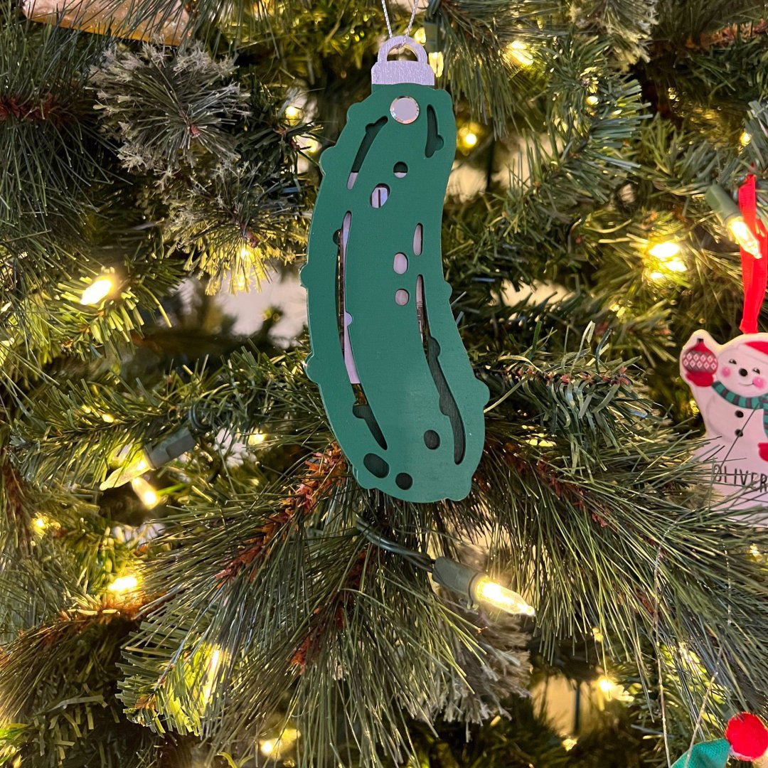 Christmas Pickle Ornament - Fun Cucumber Decor Pendant