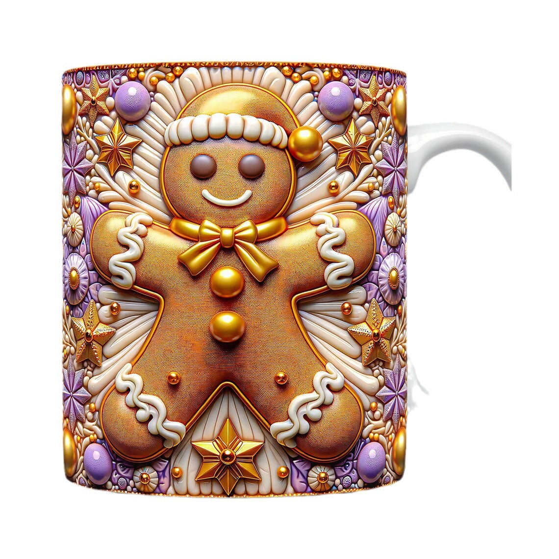 Christmas 3D Sugar Cookie Man Mug