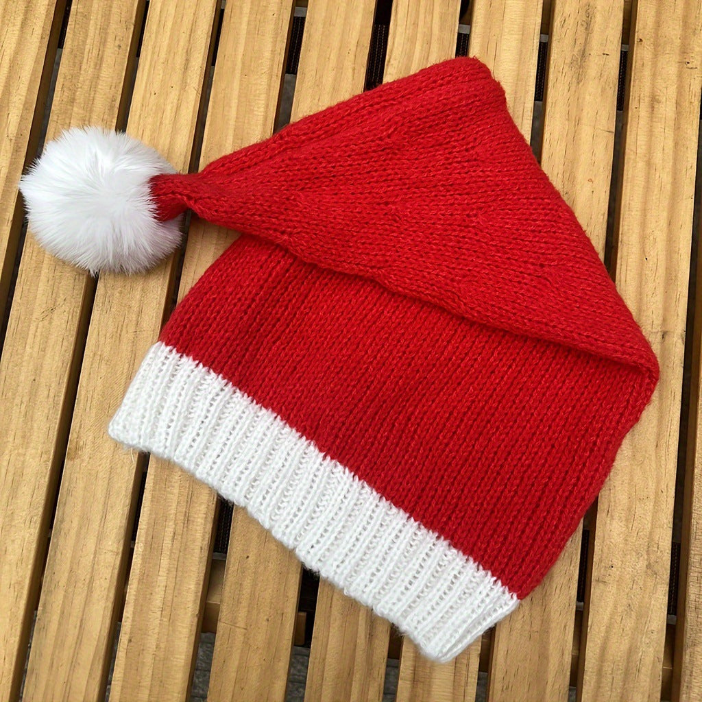 Knitted Parent-Child Christmas Hats - Holiday Dress Up