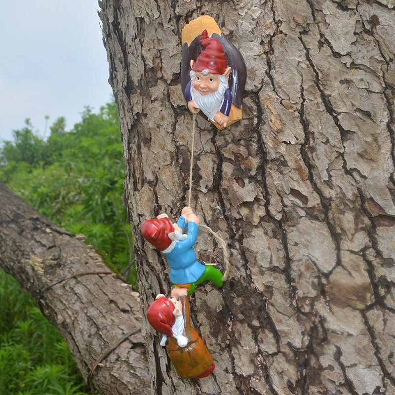 Santa Climbing Rope Ladder - Fun Indoor/Outdoor Christmas Decor