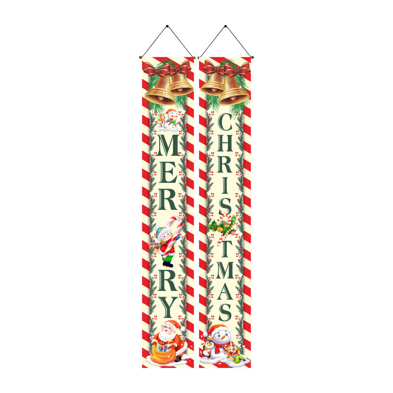 Christmas Door Banners - Party Decoration Flags