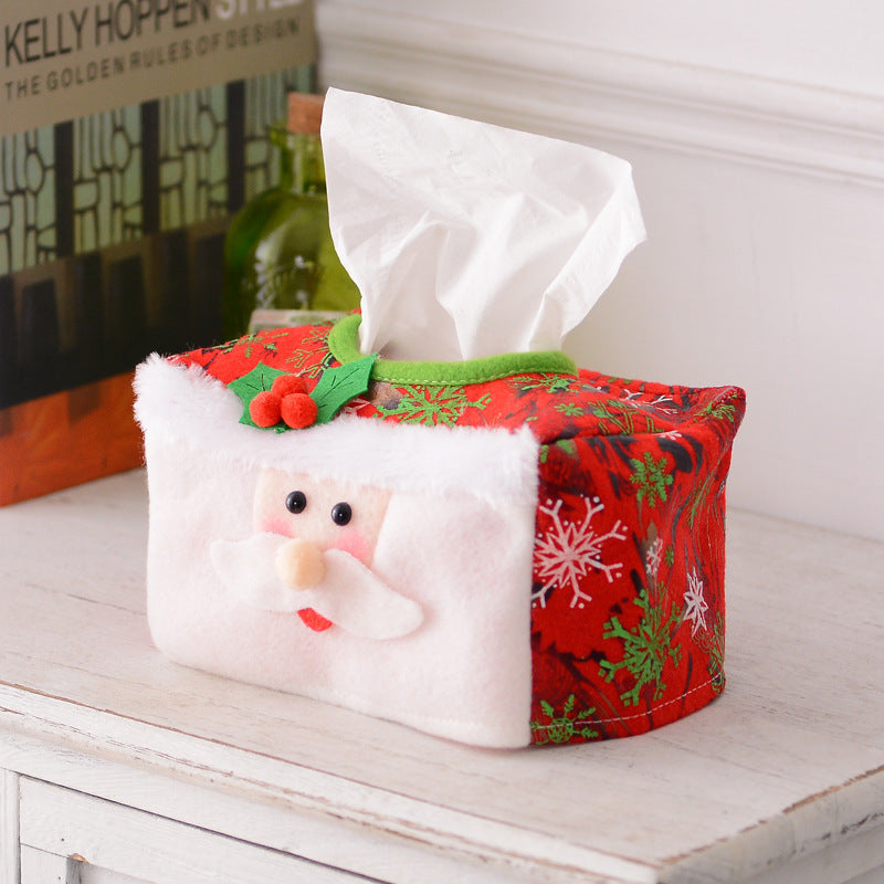 Christmas Tissue Set - Snowman Tabletop Ornament & Festive Supplies