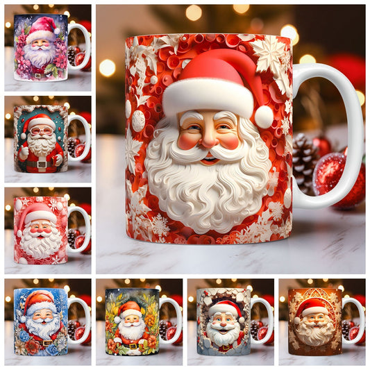 Christmas 3D Santa Mug