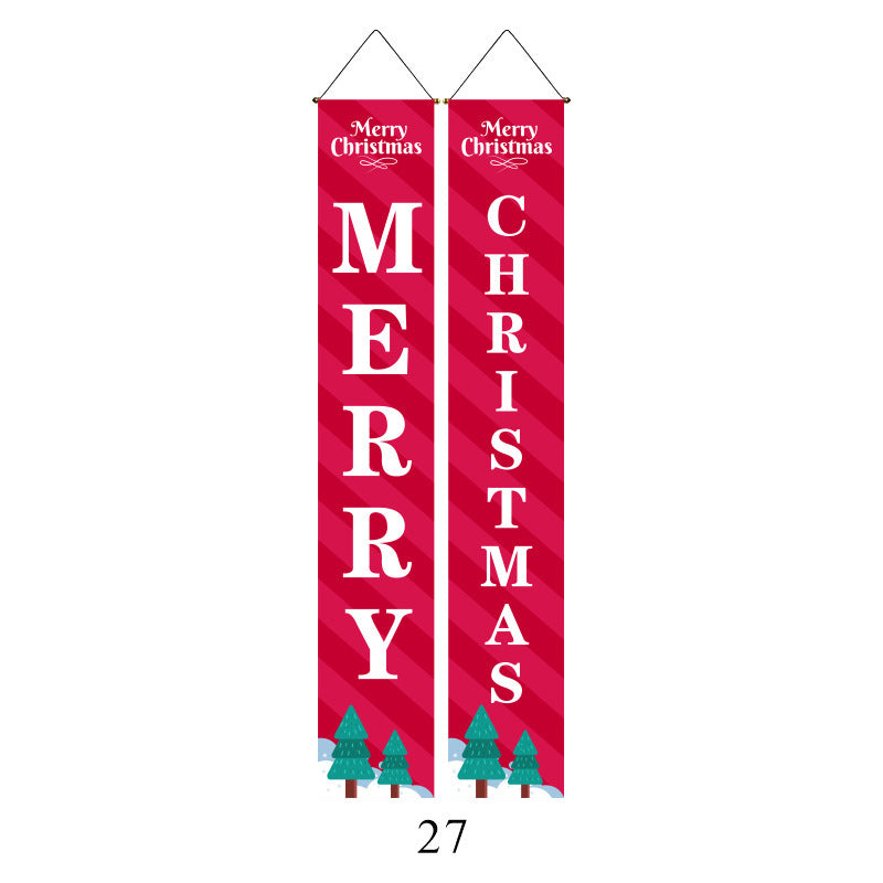 Christmas Door Banners - Party Decoration Flags