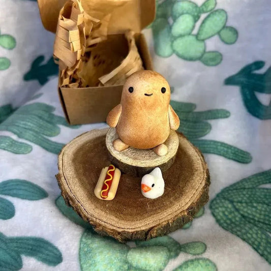 Mini Potato Pet – Cute Resin Landscape