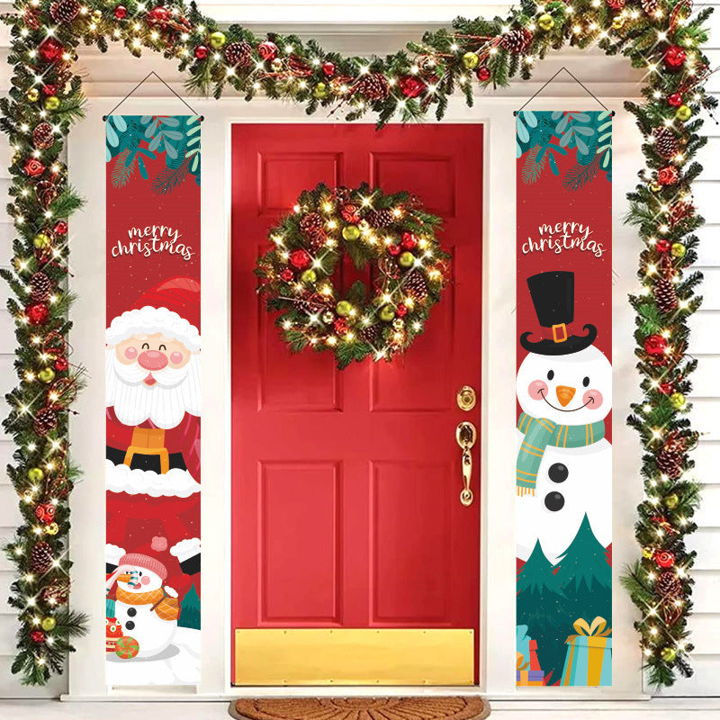 Christmas Door Banners - Party Decoration Flags