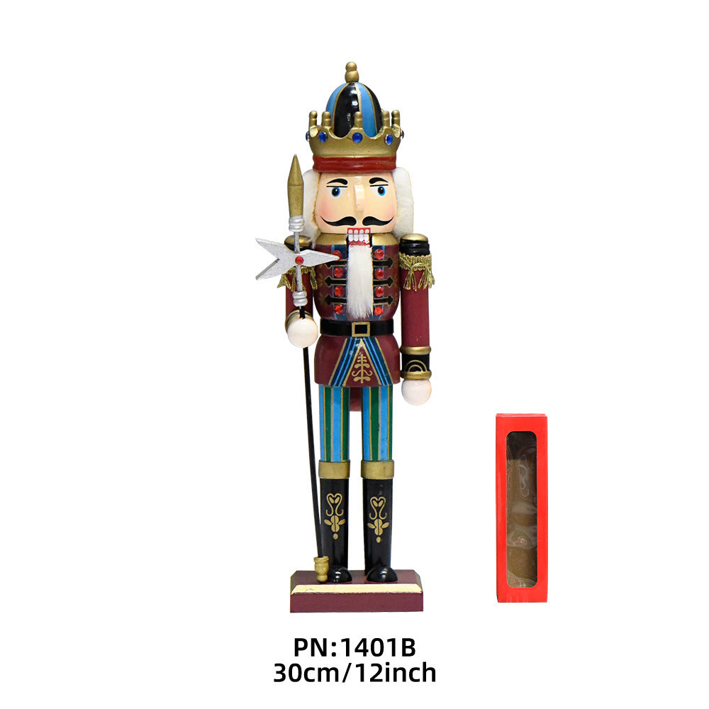 Christmas Nutcracker Ornaments - Wooden Soldier Crafts for Home E