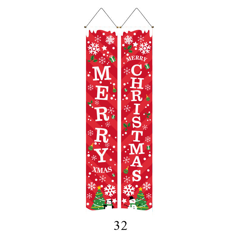 Christmas Door Banners - Party Decoration Flags