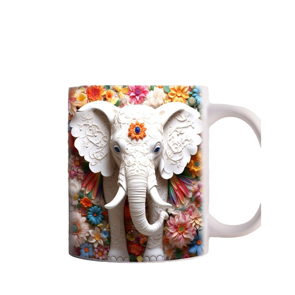 Creative 3D Elephant Mug