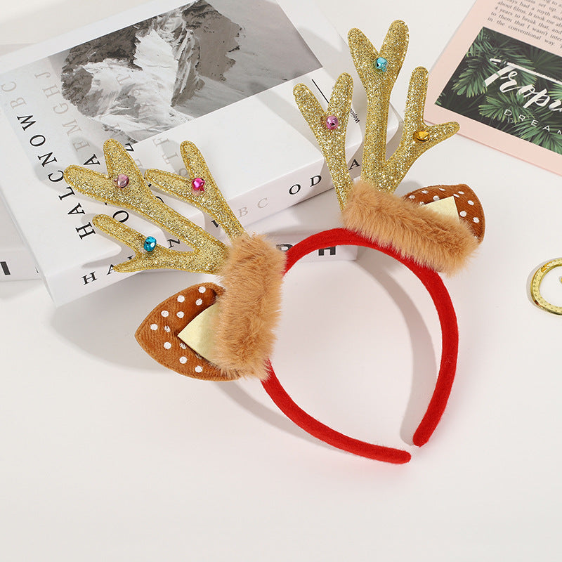 Deer Horn Christmas Headband - Party Ornaments for Kids