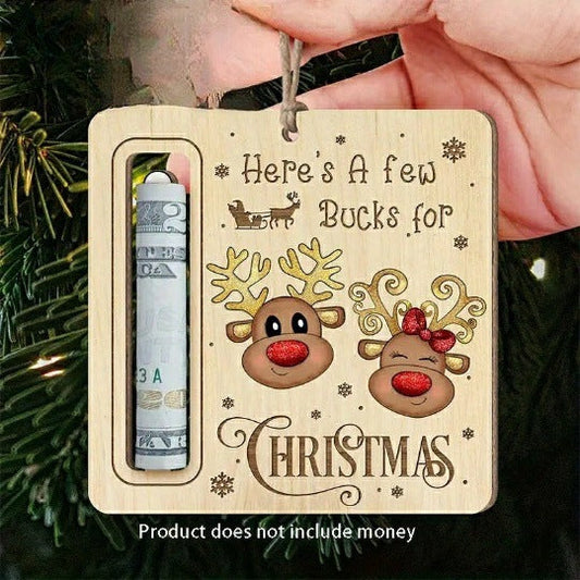 Cute Money Holder Christmas Ornament J