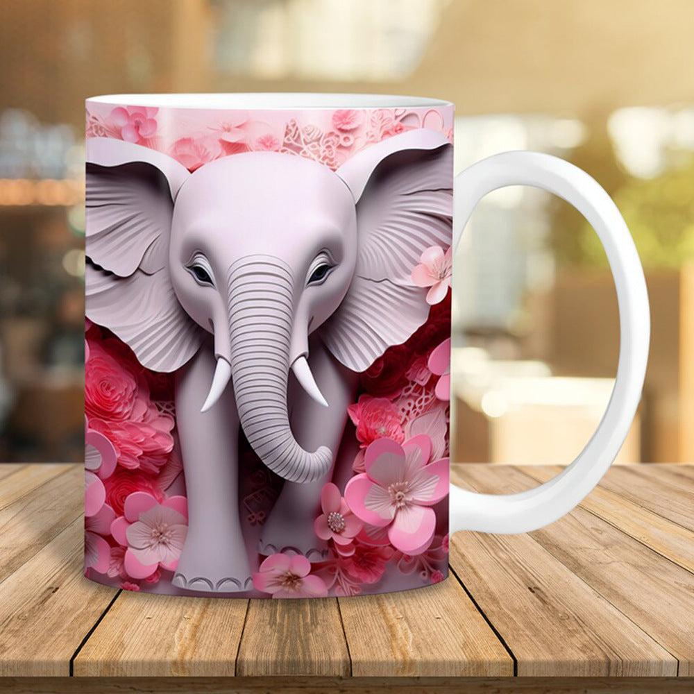 Creative 3D Elephant Mug