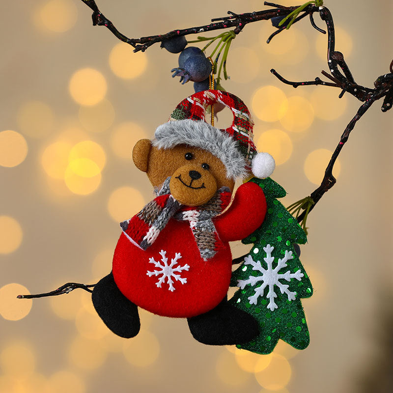 Fabric Characters - Fun Christmas Tree Decorations