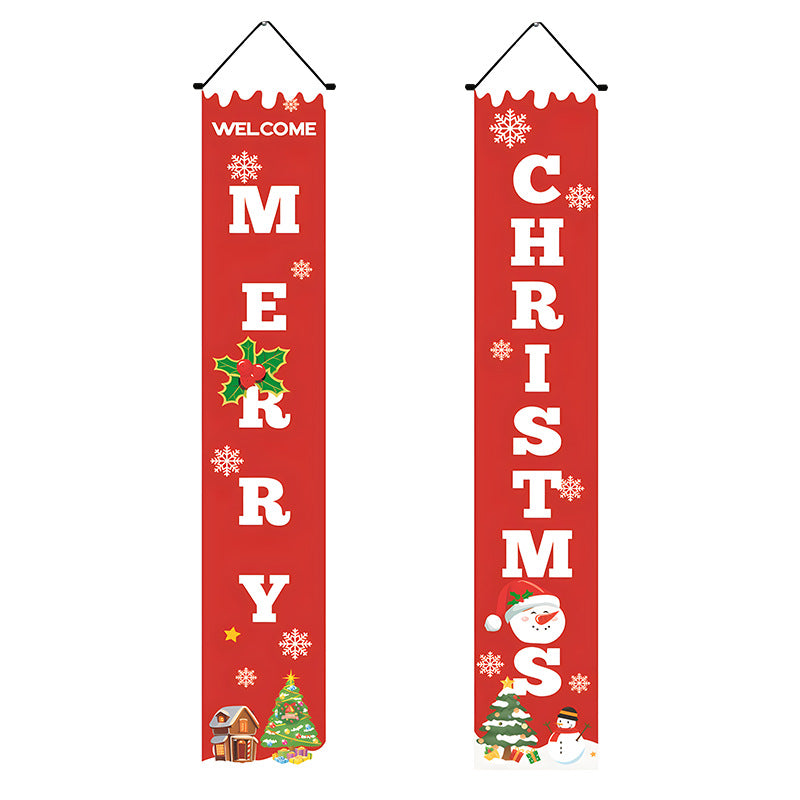 Christmas Door Banners - Party Decoration Flags