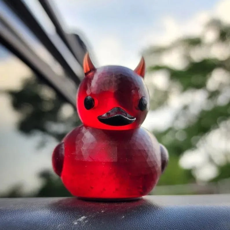 Lil' Devil Ducky little devil duck car interior ornaments decoration