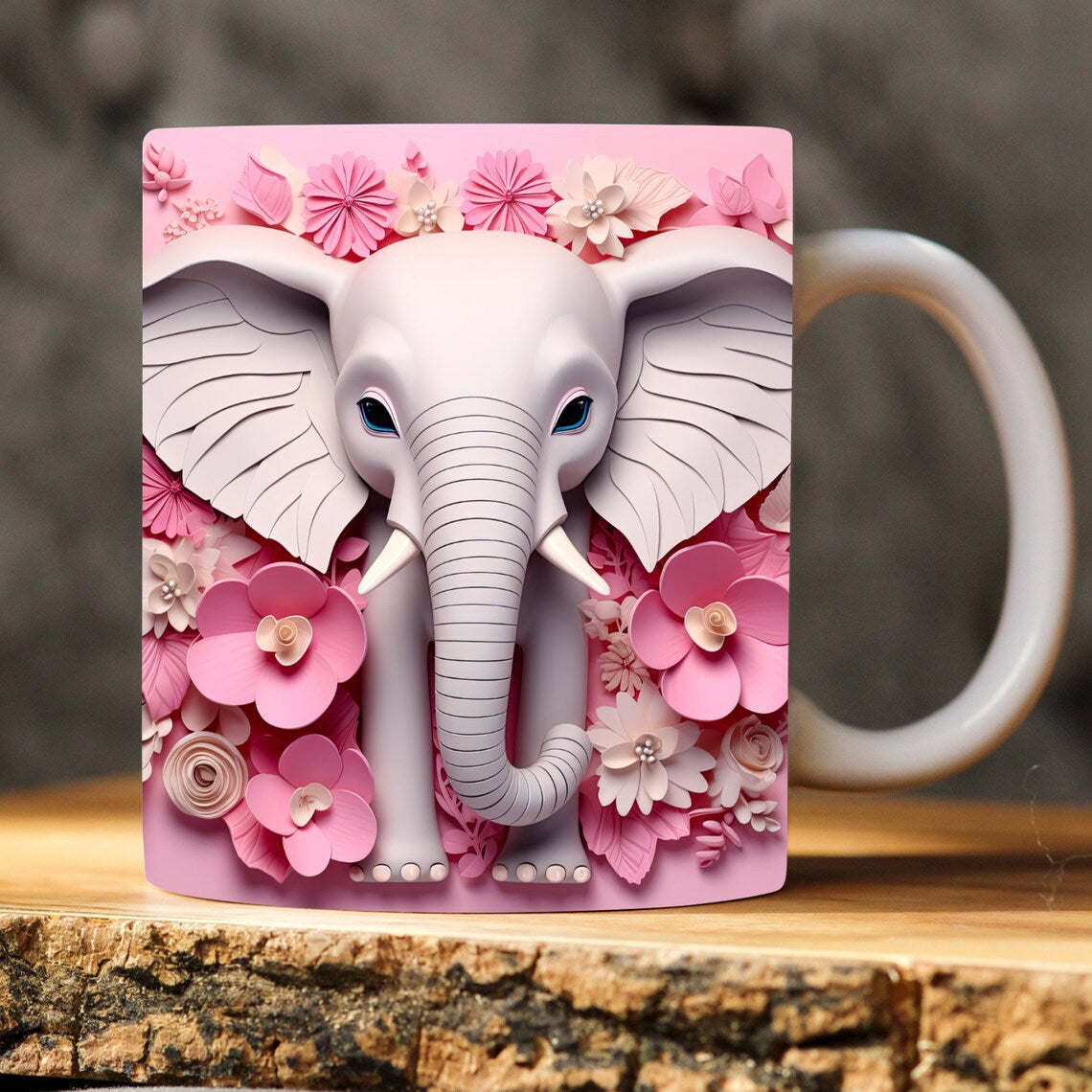 Creative 3D Elephant Mug