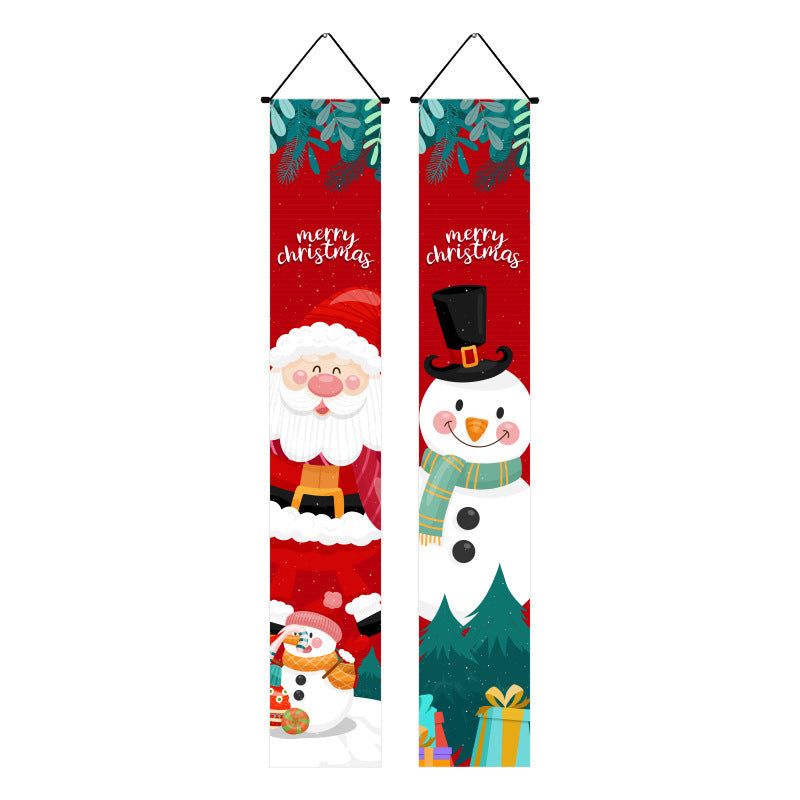 Christmas Door Banners - Party Decoration Flags