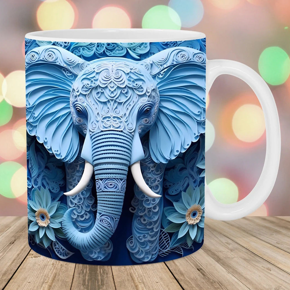 Creative 3D Elephant Mug