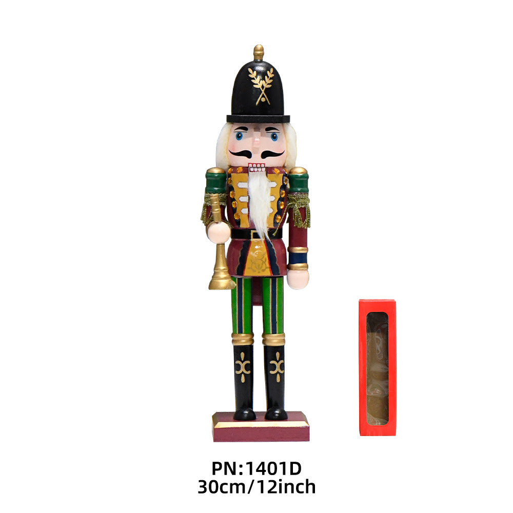 Christmas Nutcracker Ornaments - Wooden Soldier Crafts for Home E