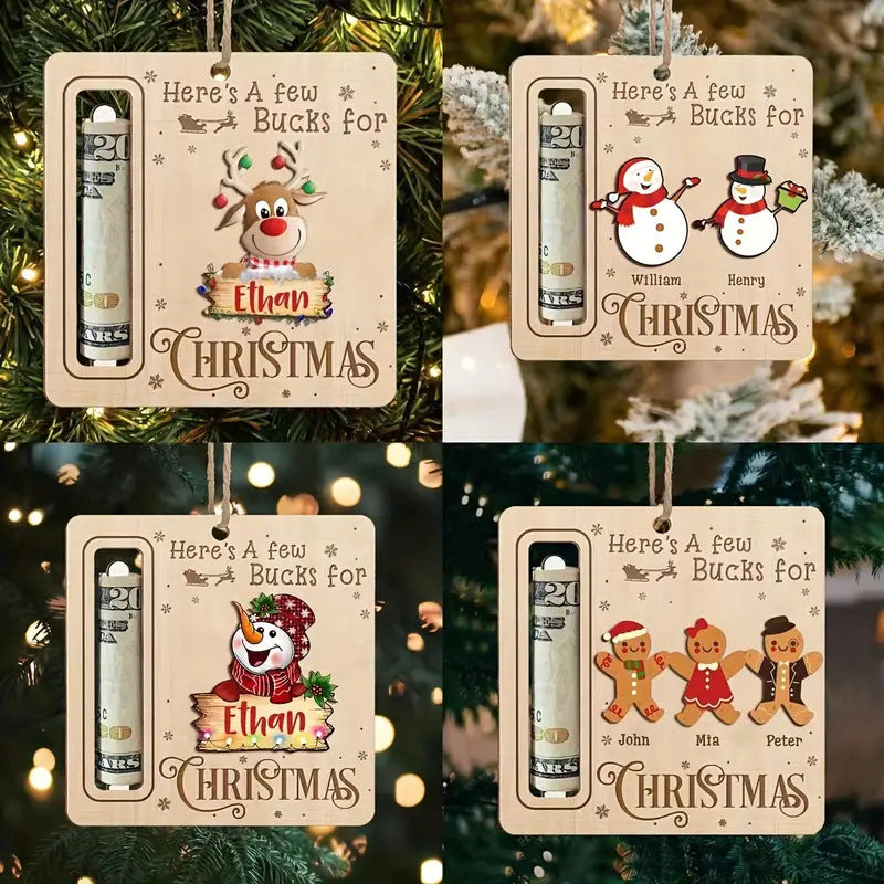 Cute Money Holder Christmas Ornament B