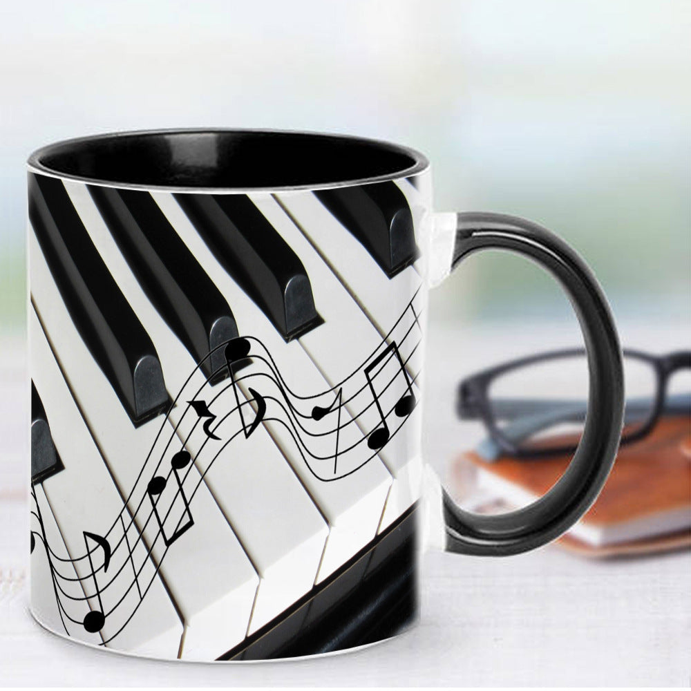 350ml Music Mug – Guitar, Piano, Violin & Guzheng