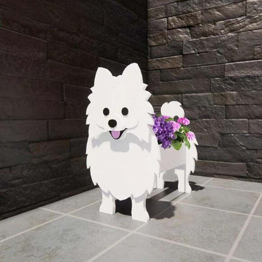 Pomeranian Planter AP007