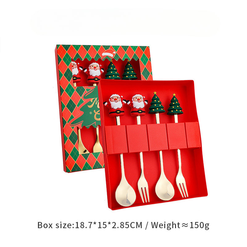 Santa Cutlery Boxes & Tree Decorations for Kids