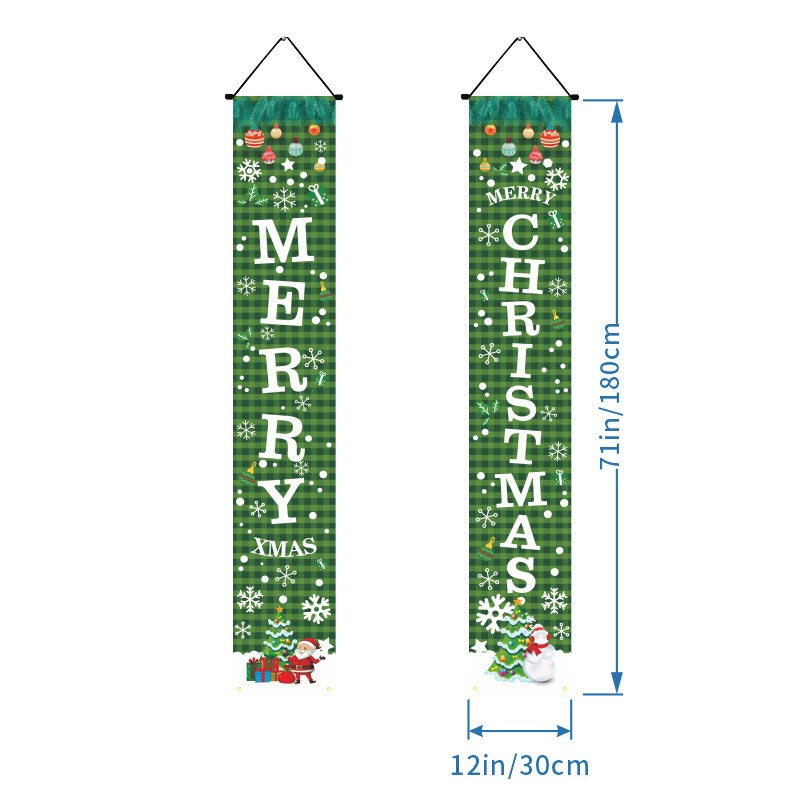 Christmas Door Banners - Party Decoration Flags