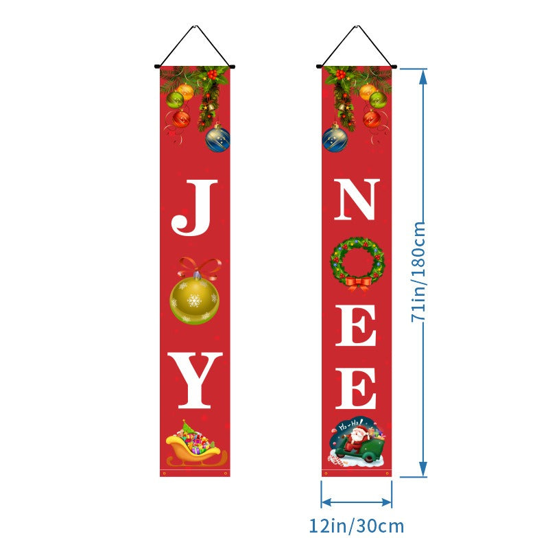 Christmas Door Banners - Party Decoration Flags