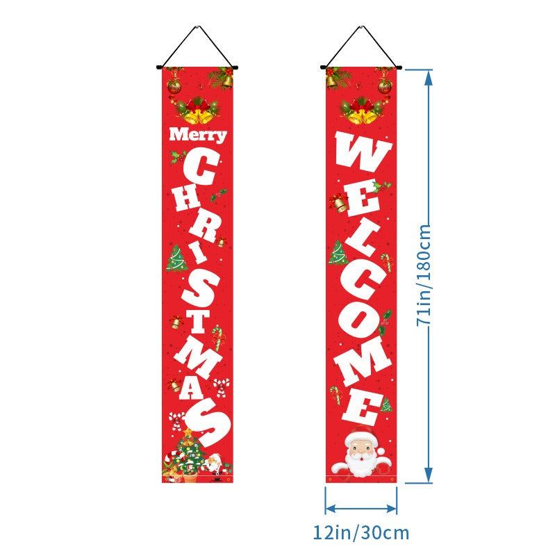 Christmas Door Banners - Party Decoration Flags