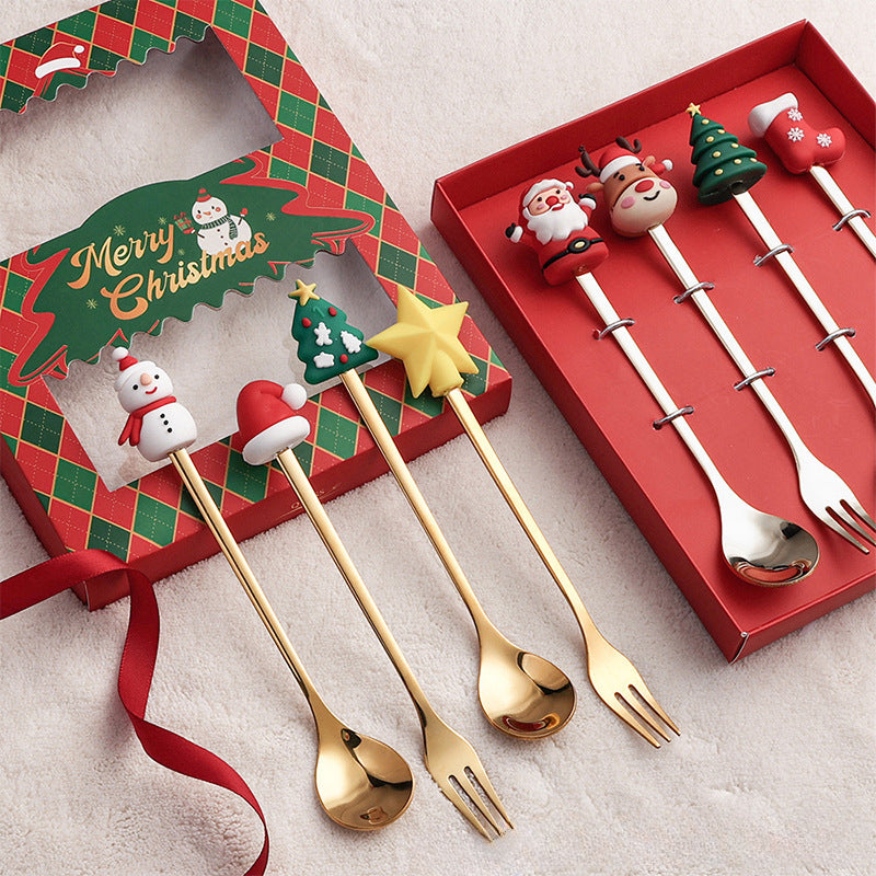 Santa Cutlery Boxes & Tree Decorations for Kids